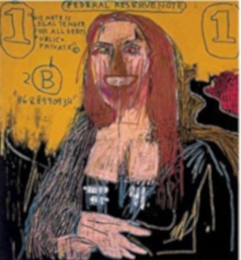 jaconde par Basquiat