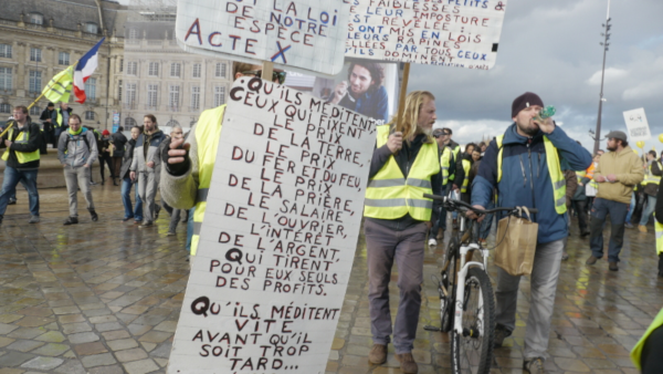 Pèlerins d'Arès Gilets Jaunes Bordeaux(3)