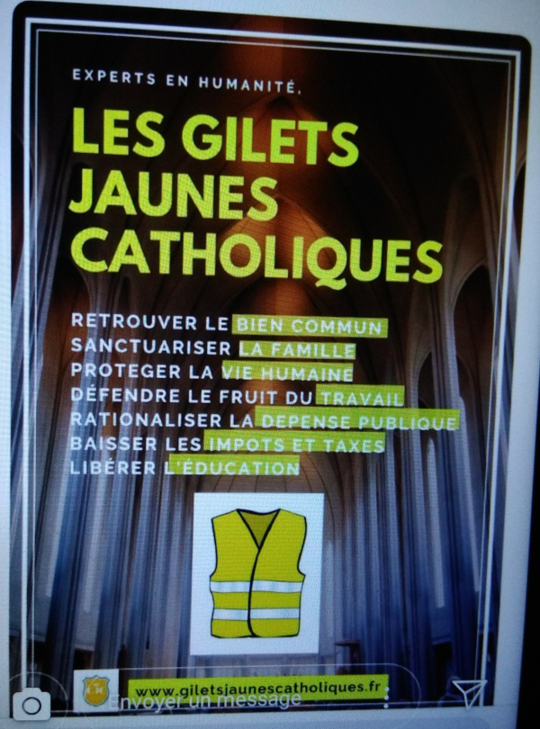 Gilets Jaunes Catholiques