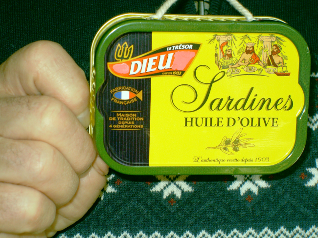 Sardines "Dieu"