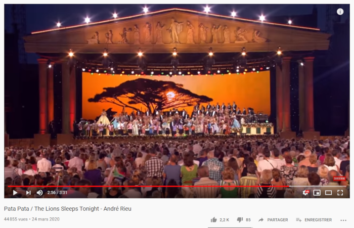 André Rieu 24 mars 2020