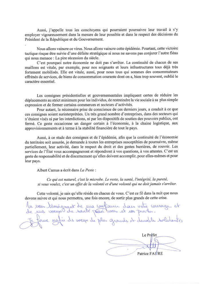 Lettre Préfet Morbihan 2