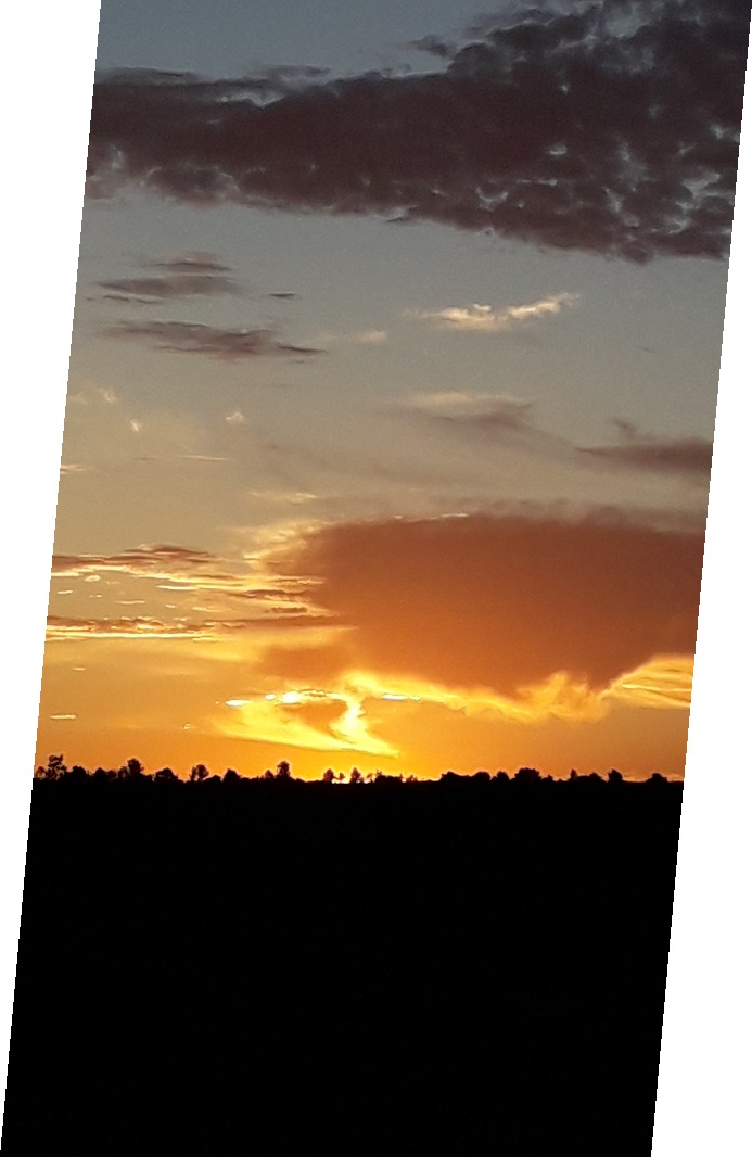 Aquarelle dans le ciel