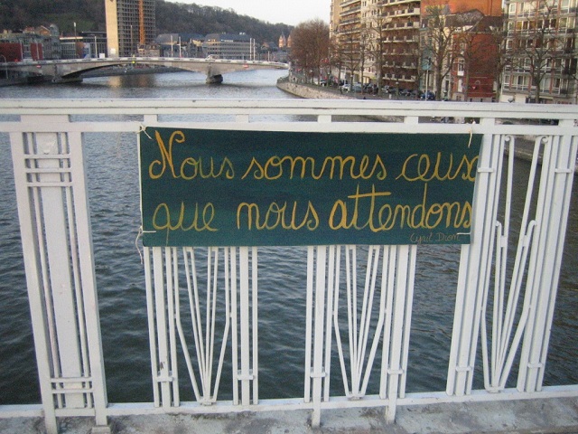 Sur la passerelle de Liège 21-02-2021 - 2