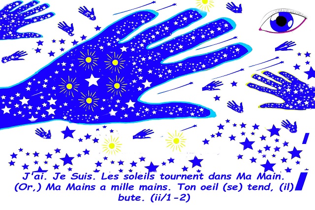 Les soleils dans les Main de Dieu, par Didier Bretones