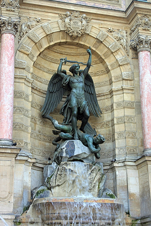 st-Michel, place st-Michel, Paris