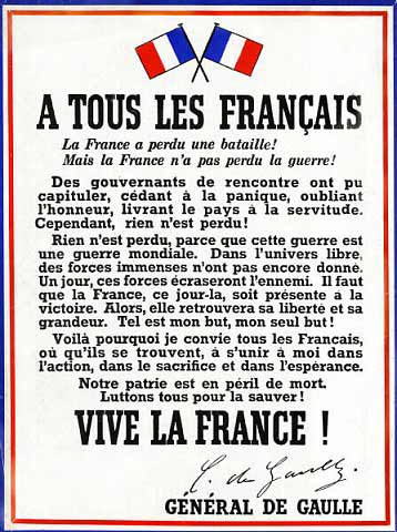 Appel du 18 juin 1940