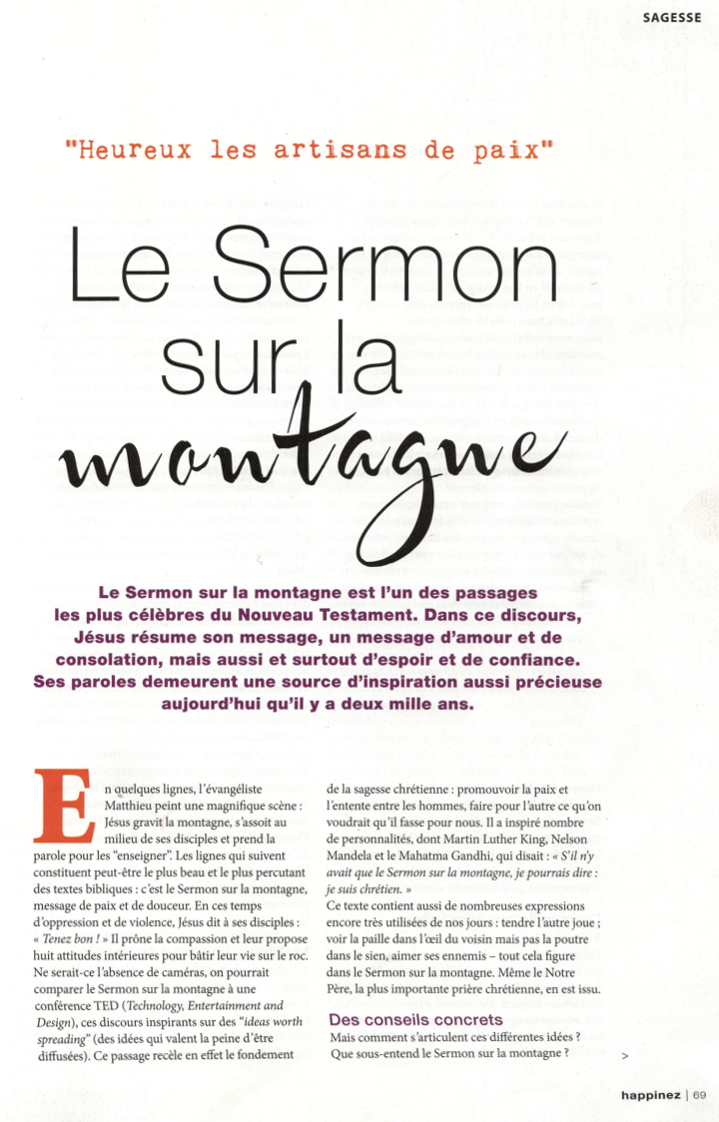 Sermon sur la Montagne page 1