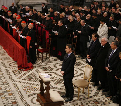 Sarkozy à Rome 2007