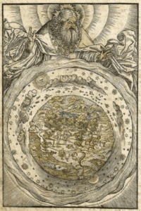 Luther's Bible, Hans Lufft, Teaching God (1534).Such was God on the eldest engravings: An old bearded one, a kind of relentless Santa Claus. By naming himself Life God deletes that silly physicality. 
