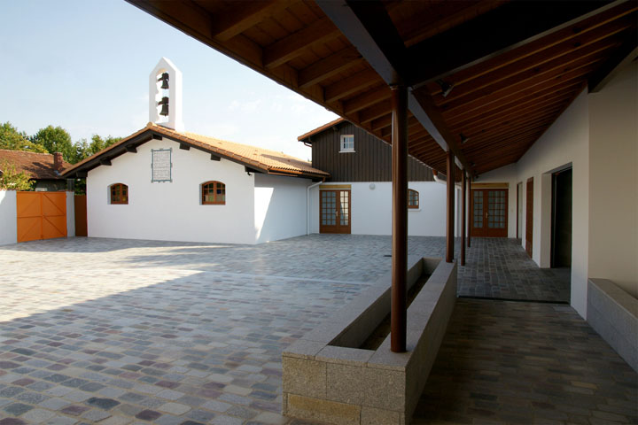 The Pilgrimage compound. The House of the Saint's Word where the Creator manifested Himself to Michel Potay five times from October 2 to Novembre 22, 1977, in Arès (France)