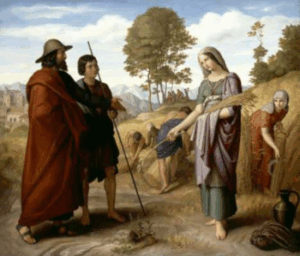 The classic hero is extolled and given a mythical status.The Aresian hero is just a kind of virtuous Ruth who gleans to gather a small remnant on the Field of Boaz Life, and who will humbly end up saving the world, but not just a situation. (Julius Schnorr von Carolsfeld- Ruth im Feld des Boaz)