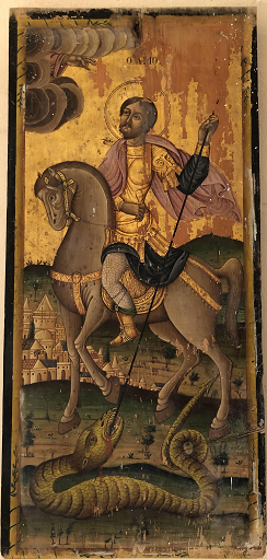 Theodore of Amasea (oriental icon) forerunnerof saint Emmanuel of the Developping Républic (Photo&nbsp;: Hadrianus)