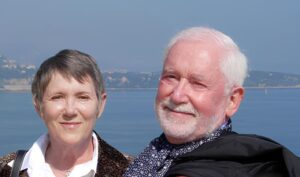 I've got few photos. I have not much thought of myself. Just the same, here's a recent picture (April, 2006) together with my wife Christiane, taken by our daughter Sara. (© Christiane et Nina Potay)