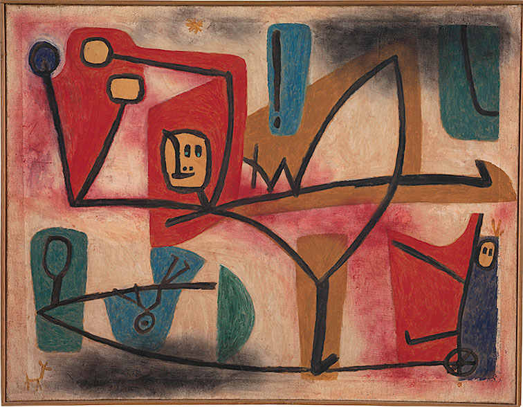 (Übermut Exubérance, Paul Klee, 1939, Wikimedia)