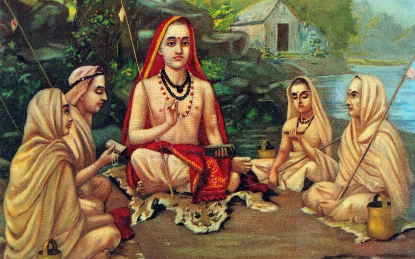 Upanishad = the master's lesson to anyone who hears him out (Source&nbsp;: Blog Edgard L.)